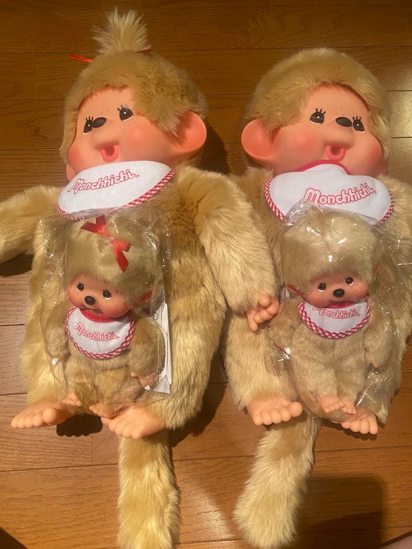 プレミアムスタンダード　モンチッチ　Lサイズ、Sサイズ　4体セット